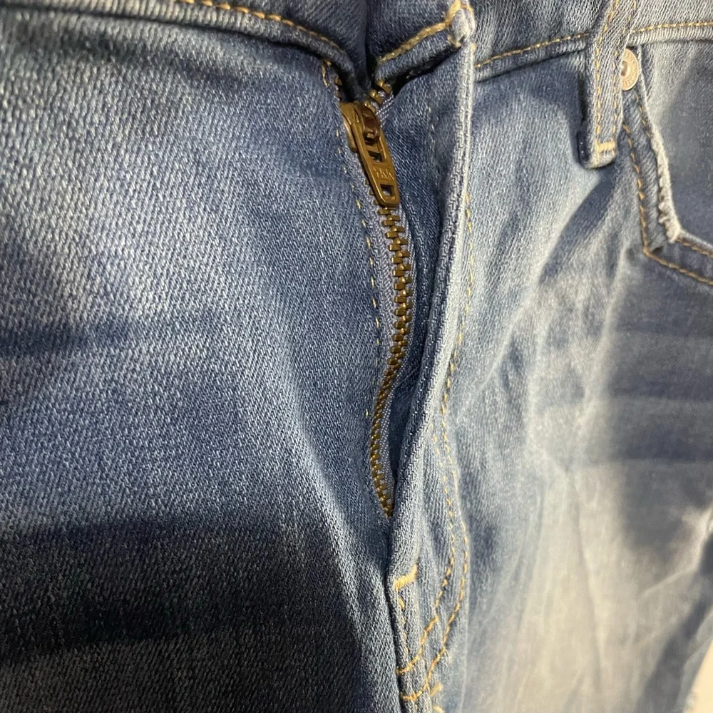 7 For All Mankind Cut Off Denim Shorts Raw Hem size 24